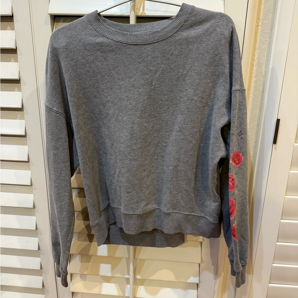 2/$20 Hollister Long Sleeve Sweater w/ flower detailing